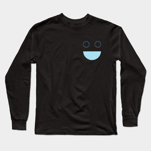 "I'll Take it to the Max" Smile Design (Light Blue) Long Sleeve T-Shirt by iam.Jogir